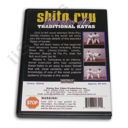 Shito Ryu Karate Do Traditional Katas DVD K Tomiyama