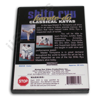 Shito Ryu Karate Do Classical Katas DVD K Tomiyama