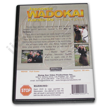 Wadokai Karate Do Sword JuJitsu DVD Yoshiaki Ajari