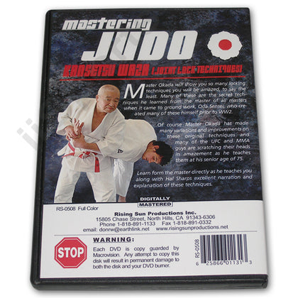 Mastering Judo #8 Kensetsu Waza Joint DVD Toshikazu Okada
