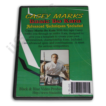Tournament Karate Advanced Bo Staff Kata Techniques DVD Casey Mark