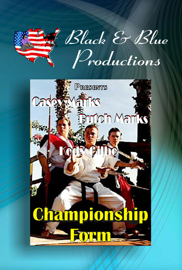 Tournament Karate Championship Bo & Sword Forms Kata DVD Casey & Butch Marks