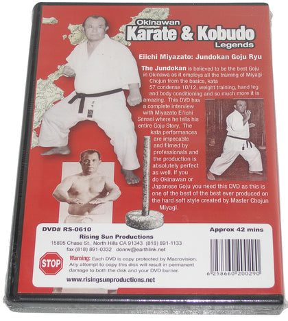 Okinawan Jundokan Goju Ryu Karate Kobudo Legends #4 DVD  Eiichi Miyazato