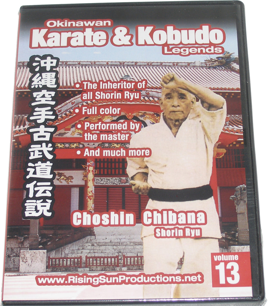 Okinawan Shorin Ryu Karate & Kobudo Legends #13 DVD Choshin Chibana
