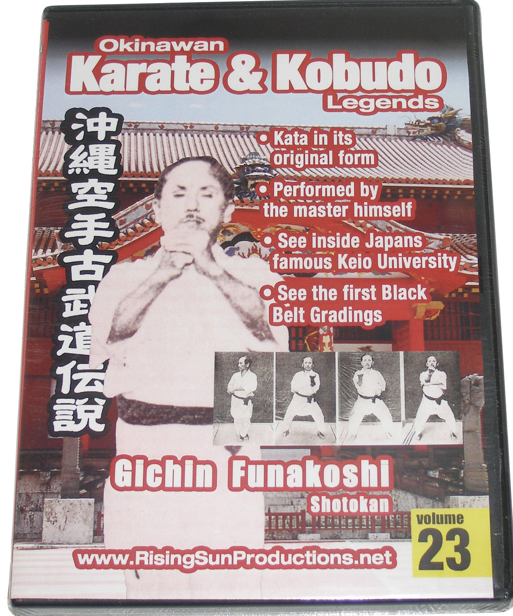 Okinawan Shotokan Karate & Kobudo Legends #23 DVD Gichin Funakoshi
