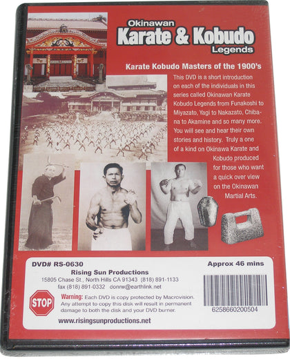 Okinawan 1900s Masters Overview Karate & Kobudo Legends #24 DVD