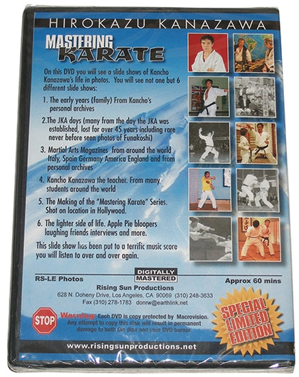 Mastering Karate #8 Kancho Photography DVD Kanazawa