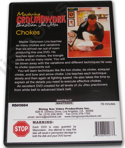 Mastering Groundwork Jiu Jitsu #2 CHOKES DVD Lira