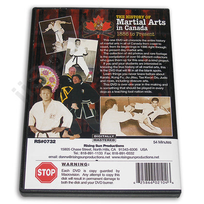 The History of Martial Arts in Canada from 1886 DVD