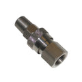 Paintball Stainless Steel 2pc Gas Hose Quick Disconnect Set