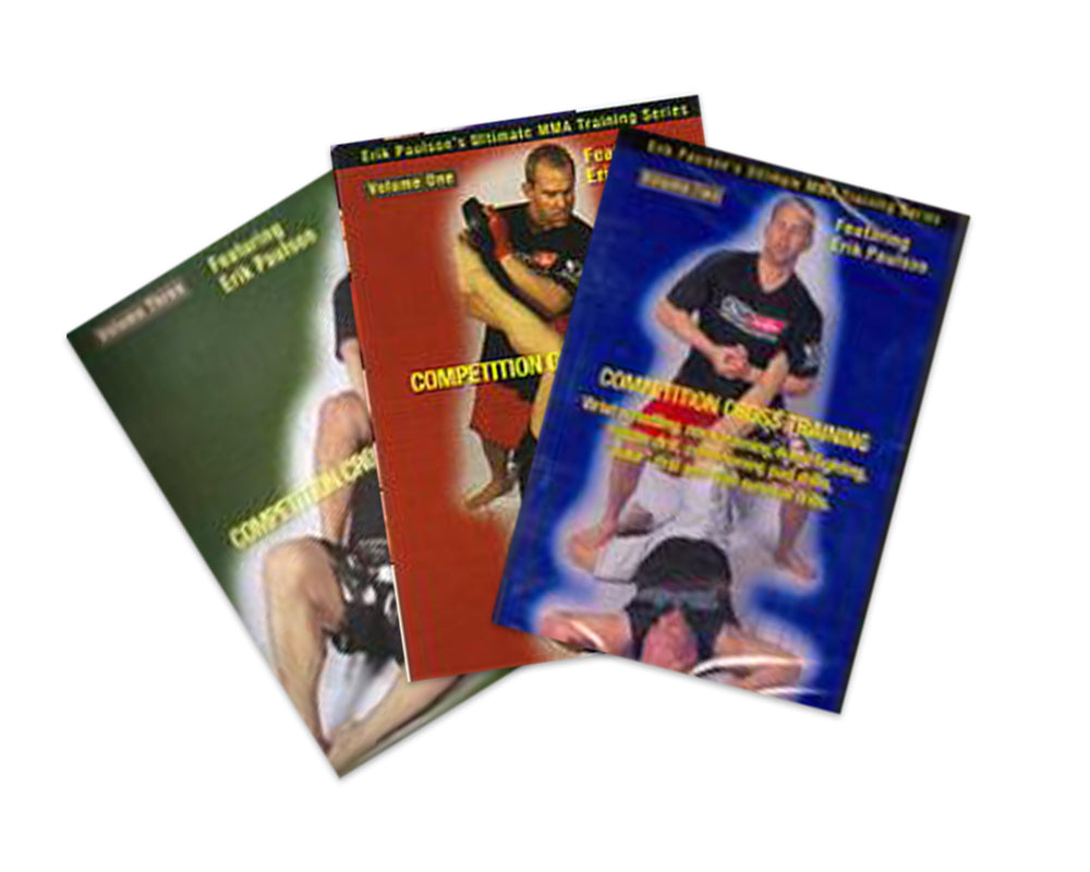 3 DVD SET Competition Cross Training Mixed Martial Arts - Erik Paulson