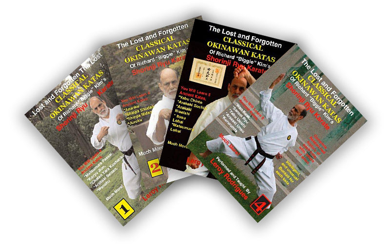 4 DVD Set Lost Forgotten Classic Okinawan Shorinji Ryu Karate Katas - Leroy Rodrigues