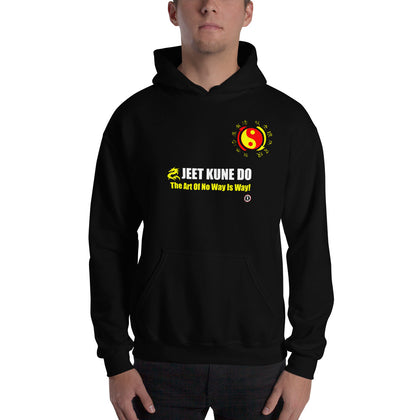 AT1005A Jeet Kune Do  'Art of No Way Is Way' Hoodie Black Sweatshirt