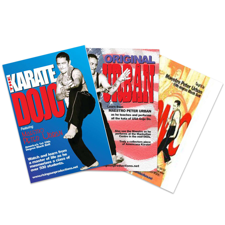 3 DVD SET American Goju Master Peter Urban
