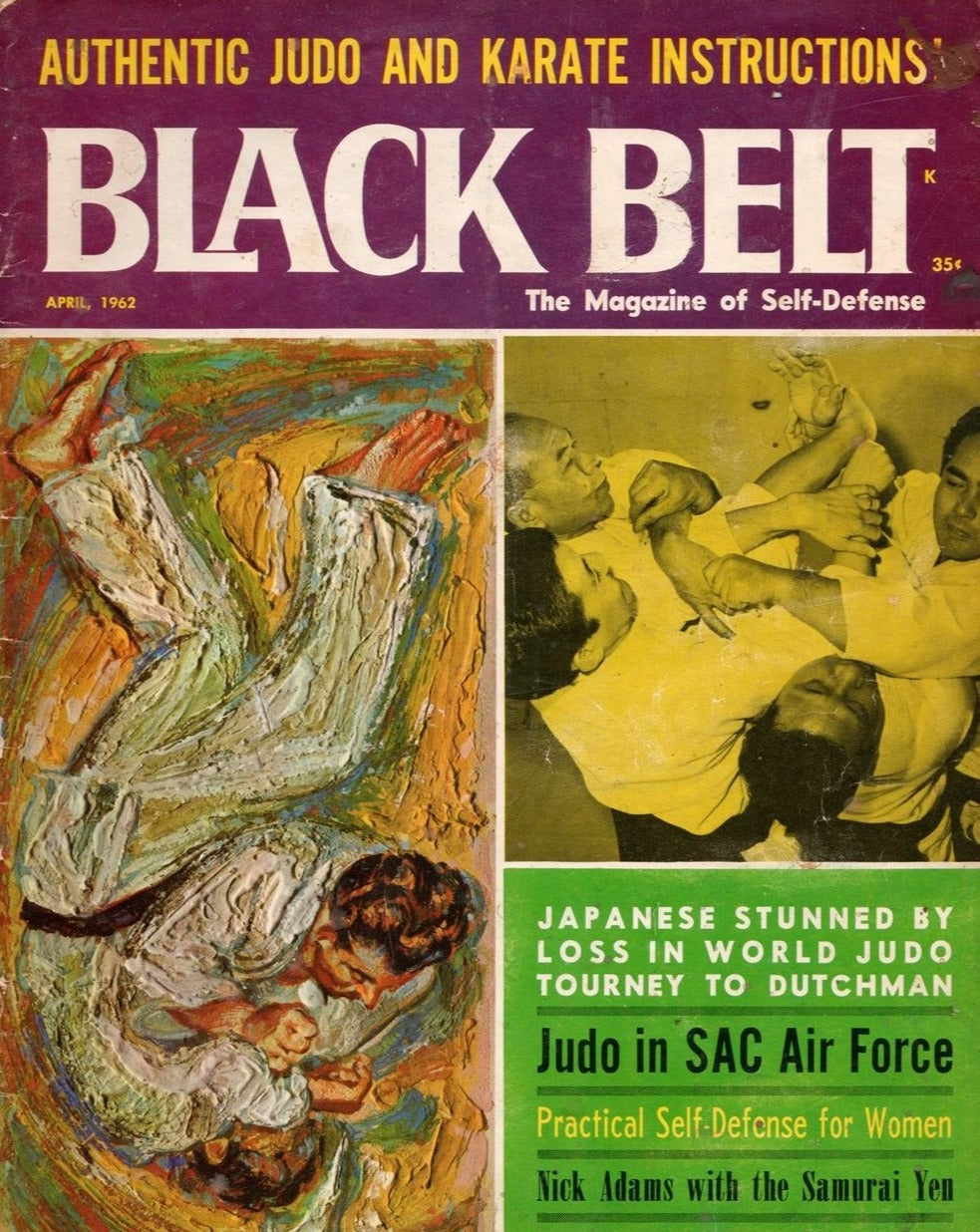 Black Belt Magazine April 1962 1/3   *COLLECTIBLE*