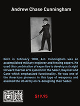 DIGITAL E-BOOK Scientific Study of A C Cunningham Saber Cane Bayonet  sword fighting