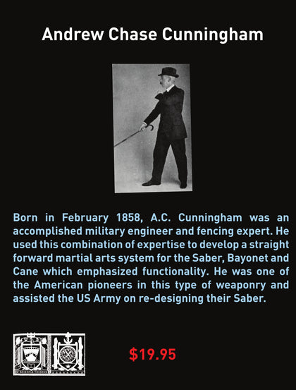 DIGITAL E-BOOK Scientific Study of A C Cunningham Saber Cane Bayonet  sword fighting