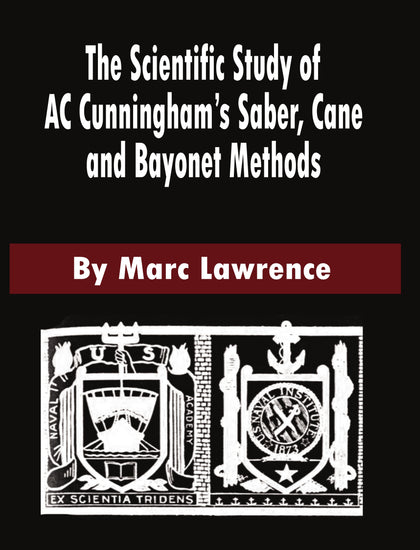 DIGITAL E-BOOK Scientific Study of A C Cunningham Saber Cane Bayonet  sword fighting
