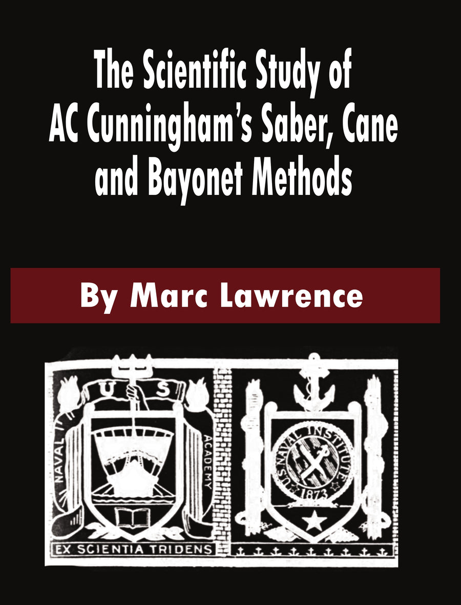 DIGITAL E-BOOK Scientific Study of A C Cunningham Saber Cane Bayonet  sword fighting