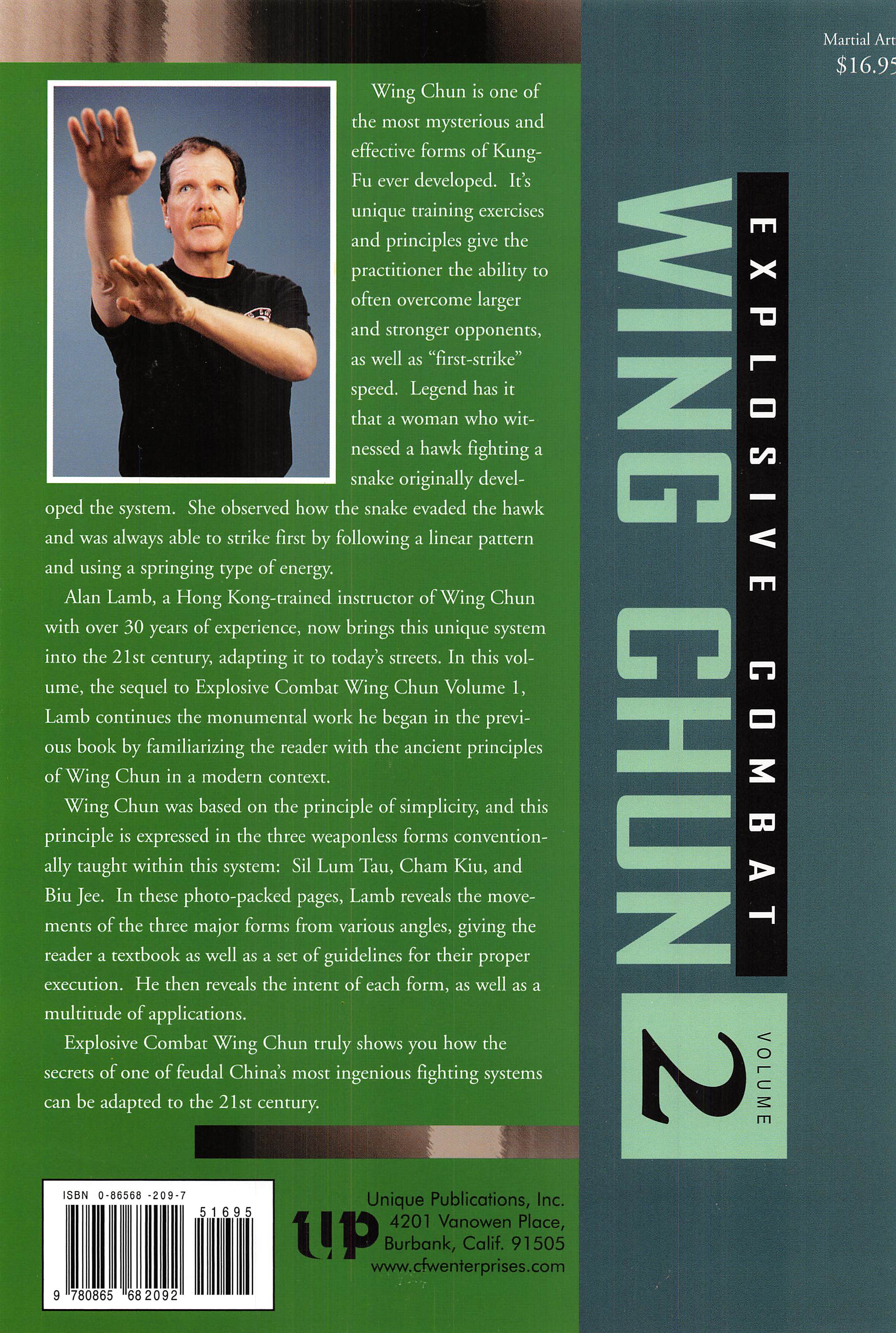 Explosive Combat Wing Chun #2 Book Alan Lamb