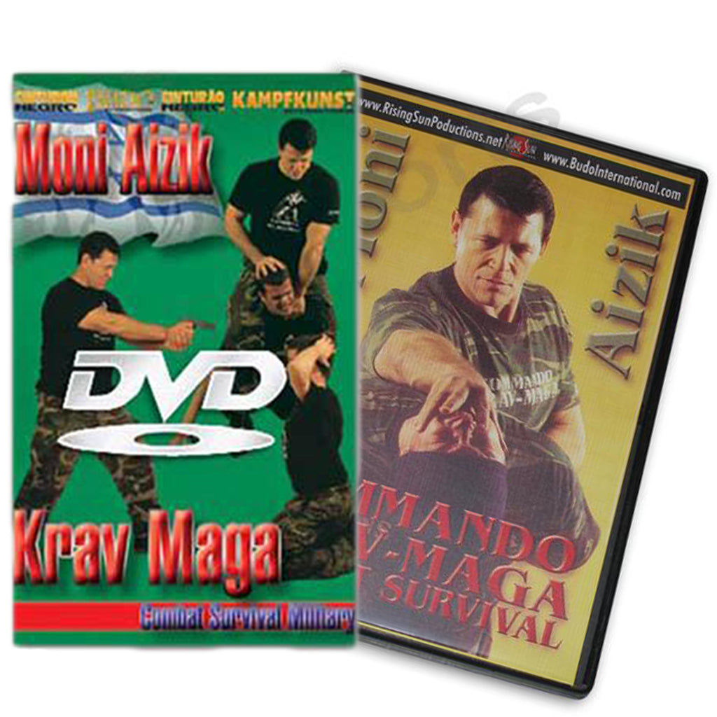 2 DVD Set Krav Maga Commando Street Self Defense - Moni Aizik