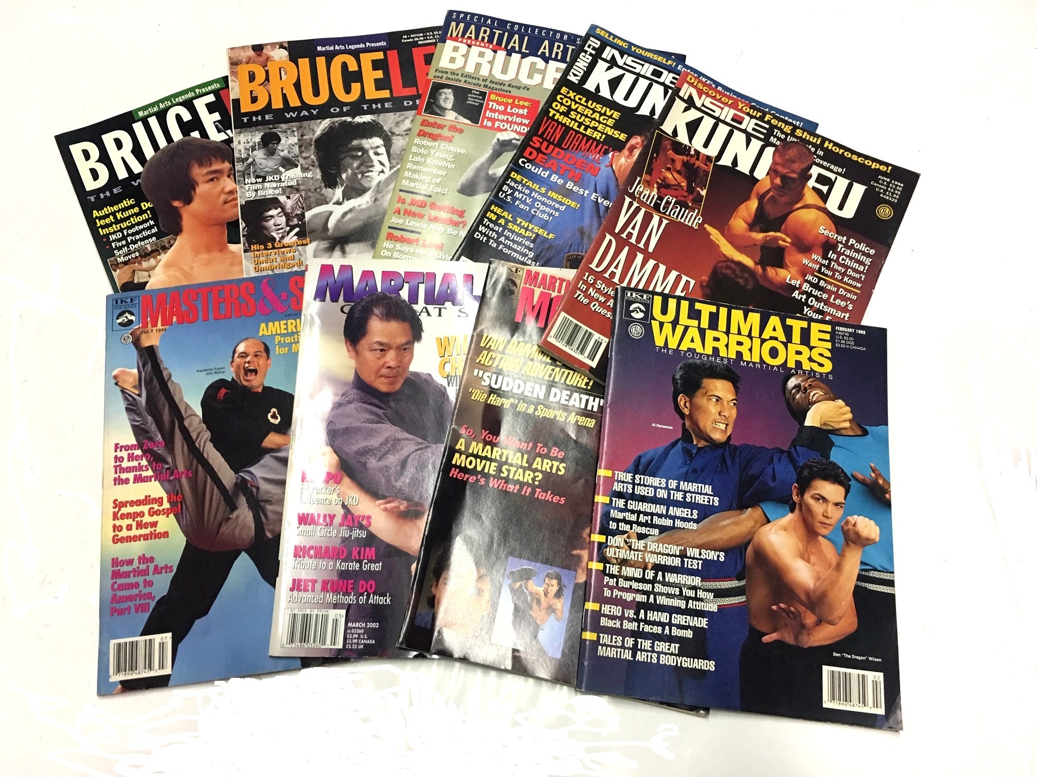Assorted Collectible Martial Arts Magazine
