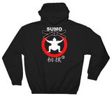 AT2105A Japanese Sumo Wrestling Hoodie Black Sweatshirt
