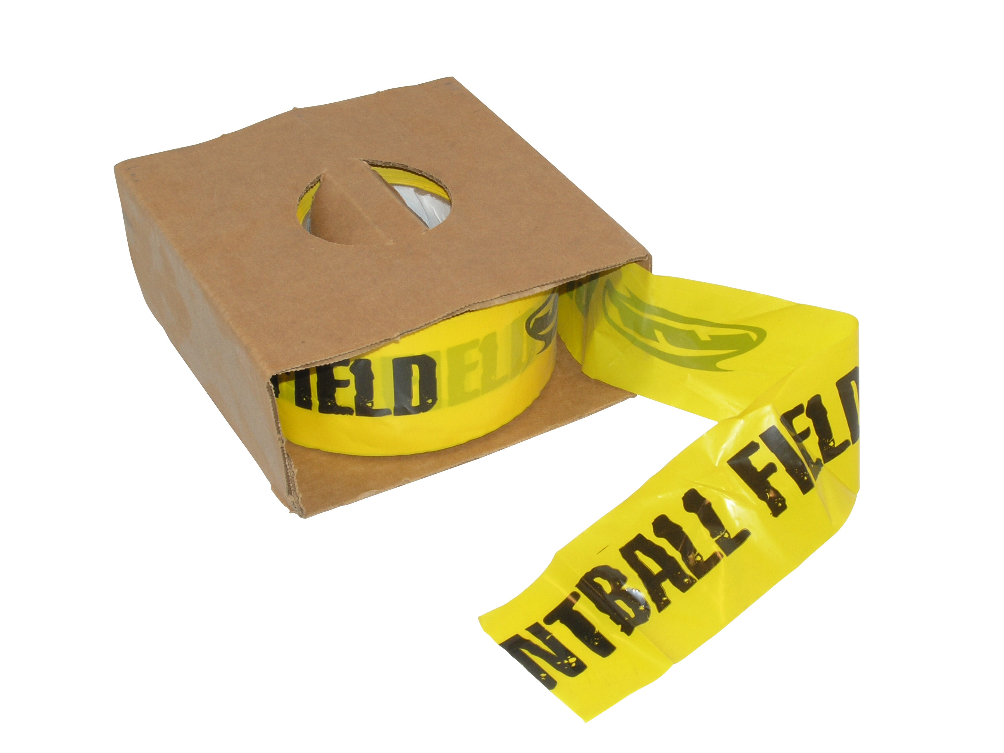 Paintball Field Yellow Barrier Safety Tape 3" x 1000 ft Roll