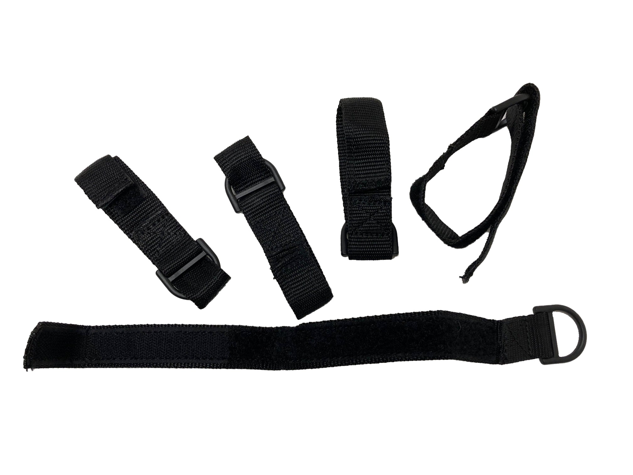 5 Long Heavy-Duty Polyester Web Hook & Loop Cinch Straps 18"x1" Reusable bulk