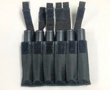6 Reusable Airtight Adjustable Cigar Tubes & Belt Pouch Set