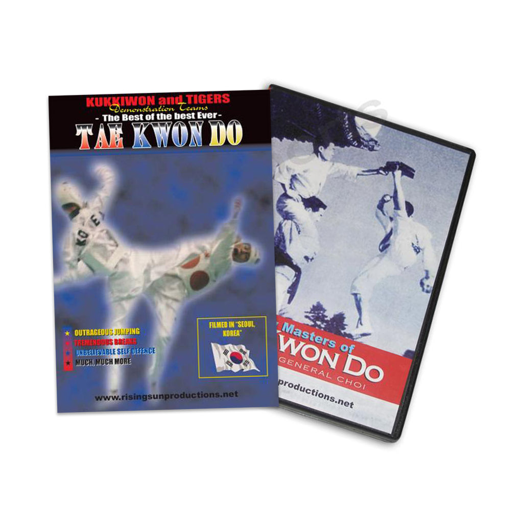 2 DVD Set Tae Kwon Do - early Masters, GM Choi