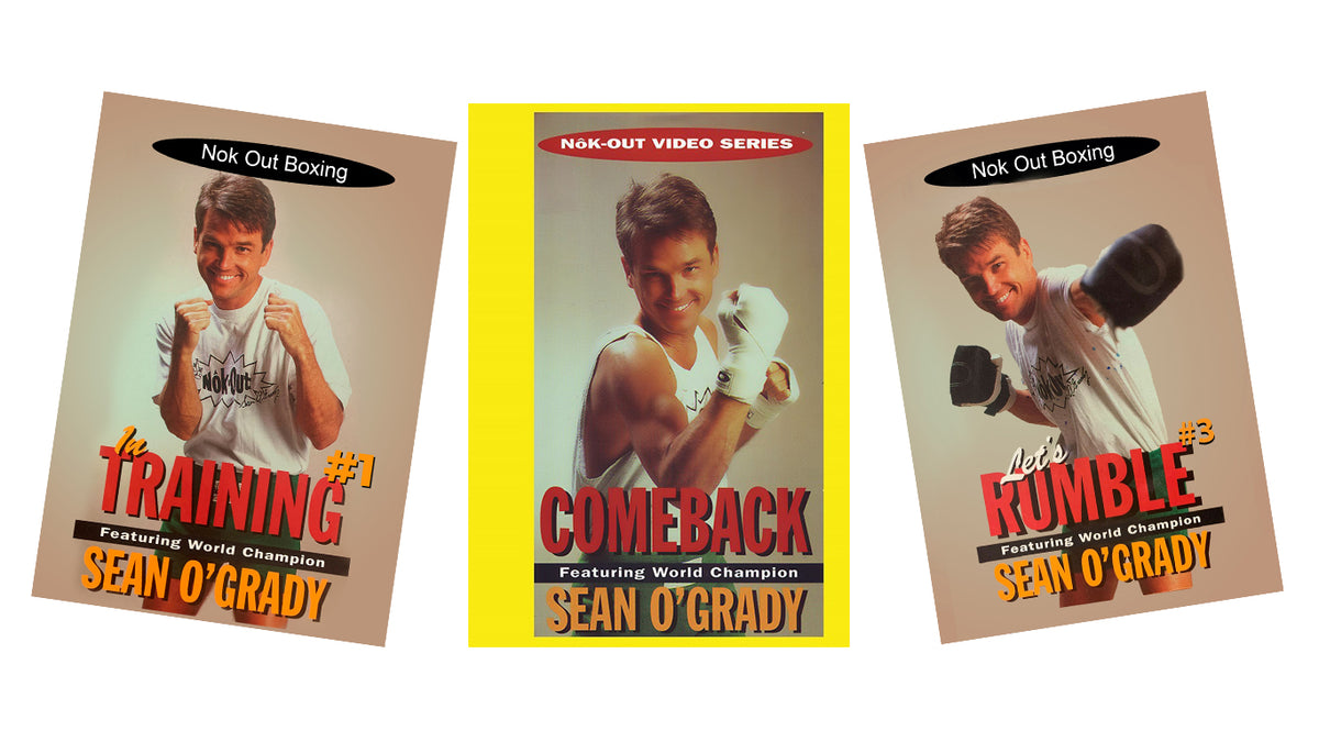 3 DVD Set Nok Out  Championship Boxing - Sean O'Grady