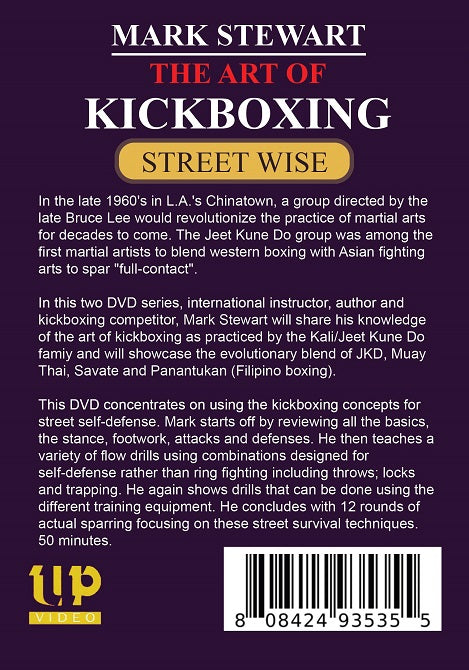 2 DVD SET Art of Kickboxing Ring Smart & Self Defense - Mark Stewart