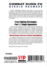 Combat Kung Fu San Soo: Free Fighting Strategies #1 Single Opponents DVD Gerald Okamura