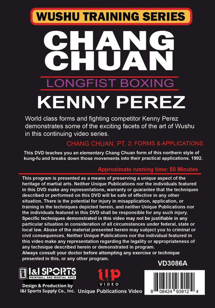 Chang Chuan Long Fist Boxing #2 Form & Application wushu DVD Kenny Perez
