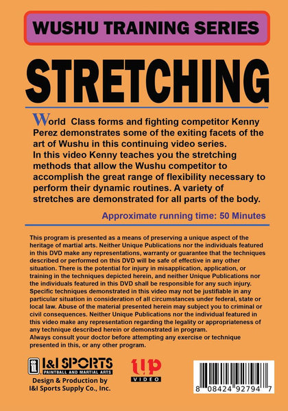 Wushu Stretching & Warmup DVD Kenny Perez Northern Style Kung Fu