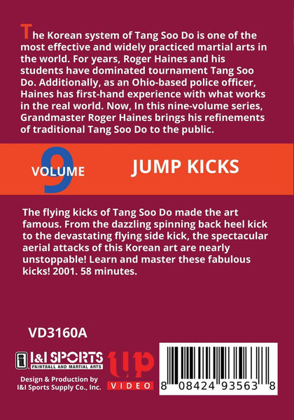 Tang Soo Do & Beyond #9 Jump Kicks Korean Karate DVD Roger Haines