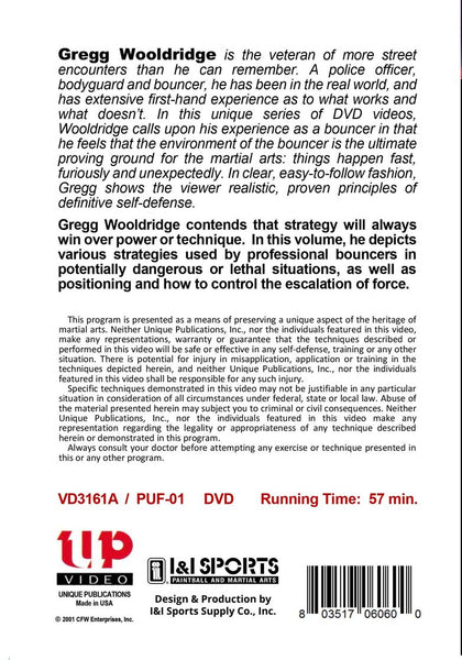 Professional Use of Force #1 Bodyguard Executive Protection DVD Gregg Wooldridge