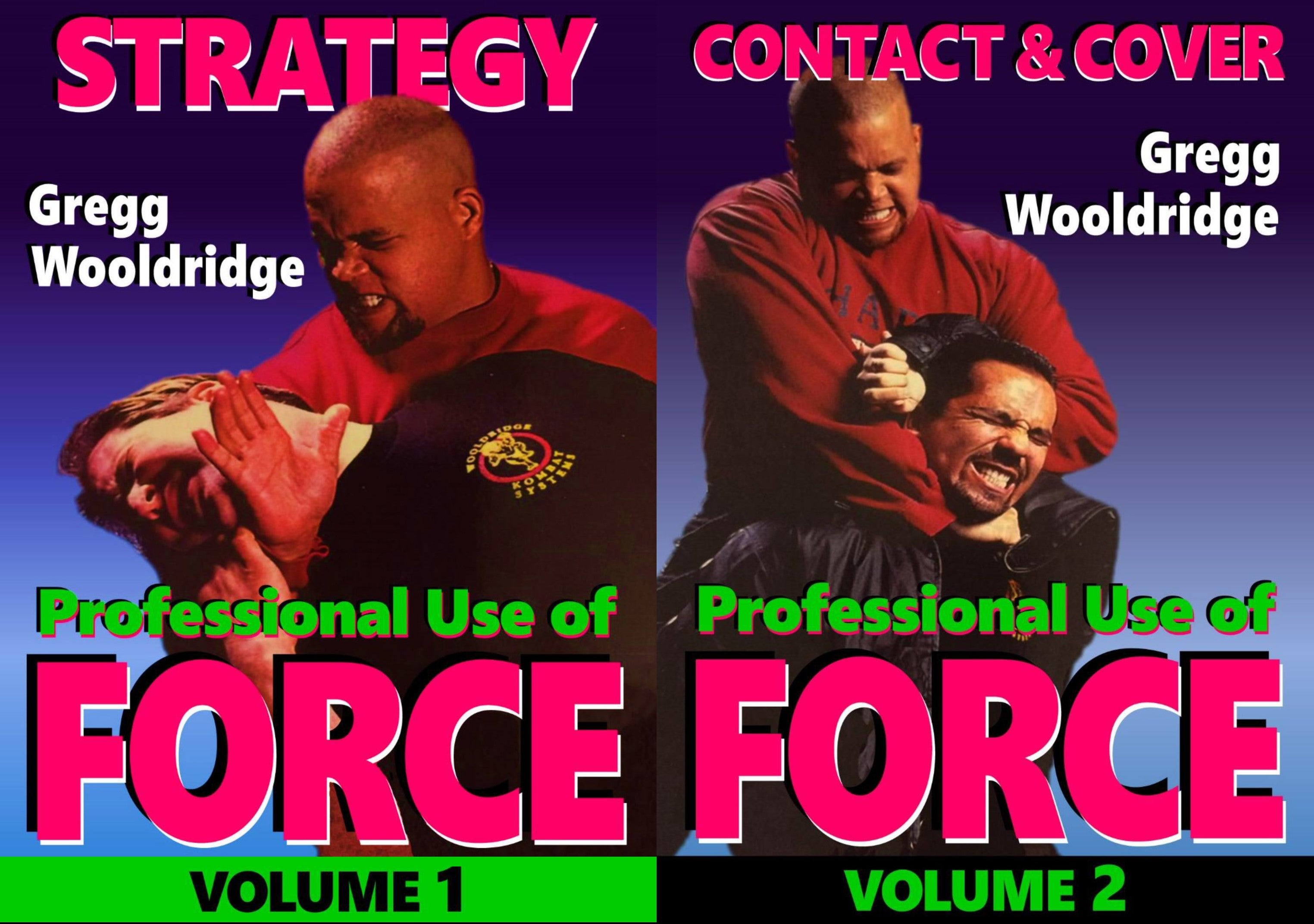 2 DVD SET Professional Use Force Bodyguard Executive Protection Gregg Wooldridge