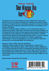4 DVD Set Tae Kwon Do Karate for Kids - Paul Kim