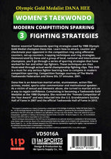 3 DVD SET Taekwondo Modern Competition Sparring Strategy Training Dana Hee