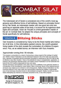 Indonesian Combat Pentjak Silat #4 Blitzing Sticks DVD Victor deThouars Inosanto