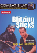 Indonesian Combat Pentjak Silat #4 Blitzing Sticks DVD Victor deThouars Inosanto