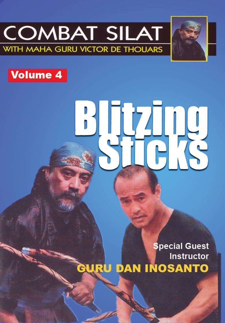 Indonesian Combat Pentjak Silat #4 Blitzing Sticks DVD Victor deThouars Inosanto