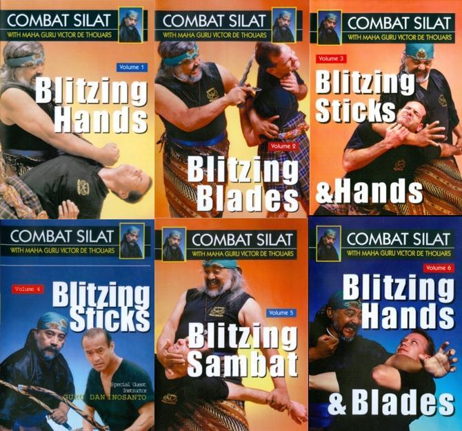 6 DVD SET Indonesian Martial Arts Combat Pentjak Silat by Guru Victor deThouars