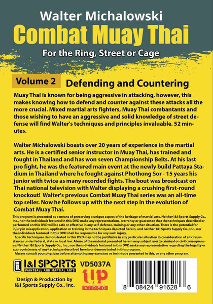 Combat Muay Thai Ring Street Cage Defending Countering DVD Walter Michalowski