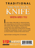 Traditional Yang Style Tai Chi Knife Sword Saber Broadsword DVD Wen-Mei Yu