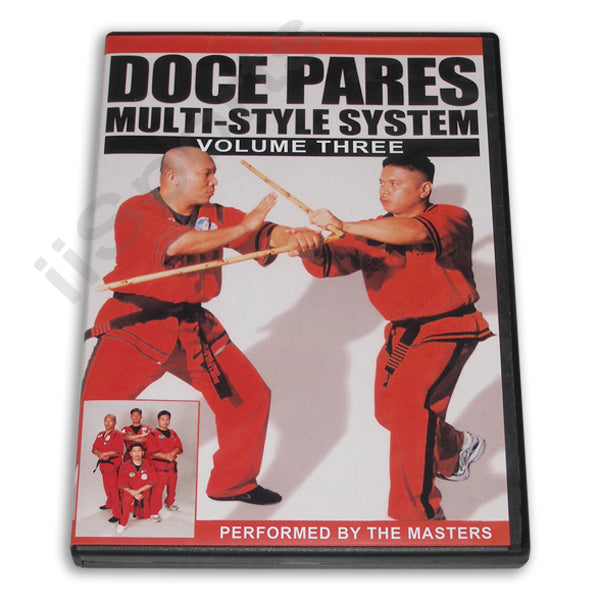Doce Pares #3 Multi style Filipino Eskrima Escrima Kali Arnis Knives Sticks DVD by Masters Pableo, Roiles, Mosqueda & Onas