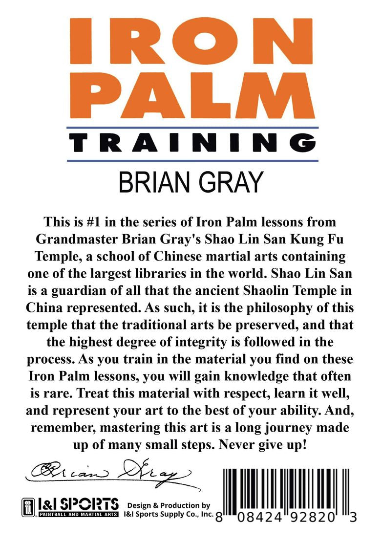 Kung Fu Iron Palm Training #1 Hand Conditioning Secrets DVD GM Brian Gray