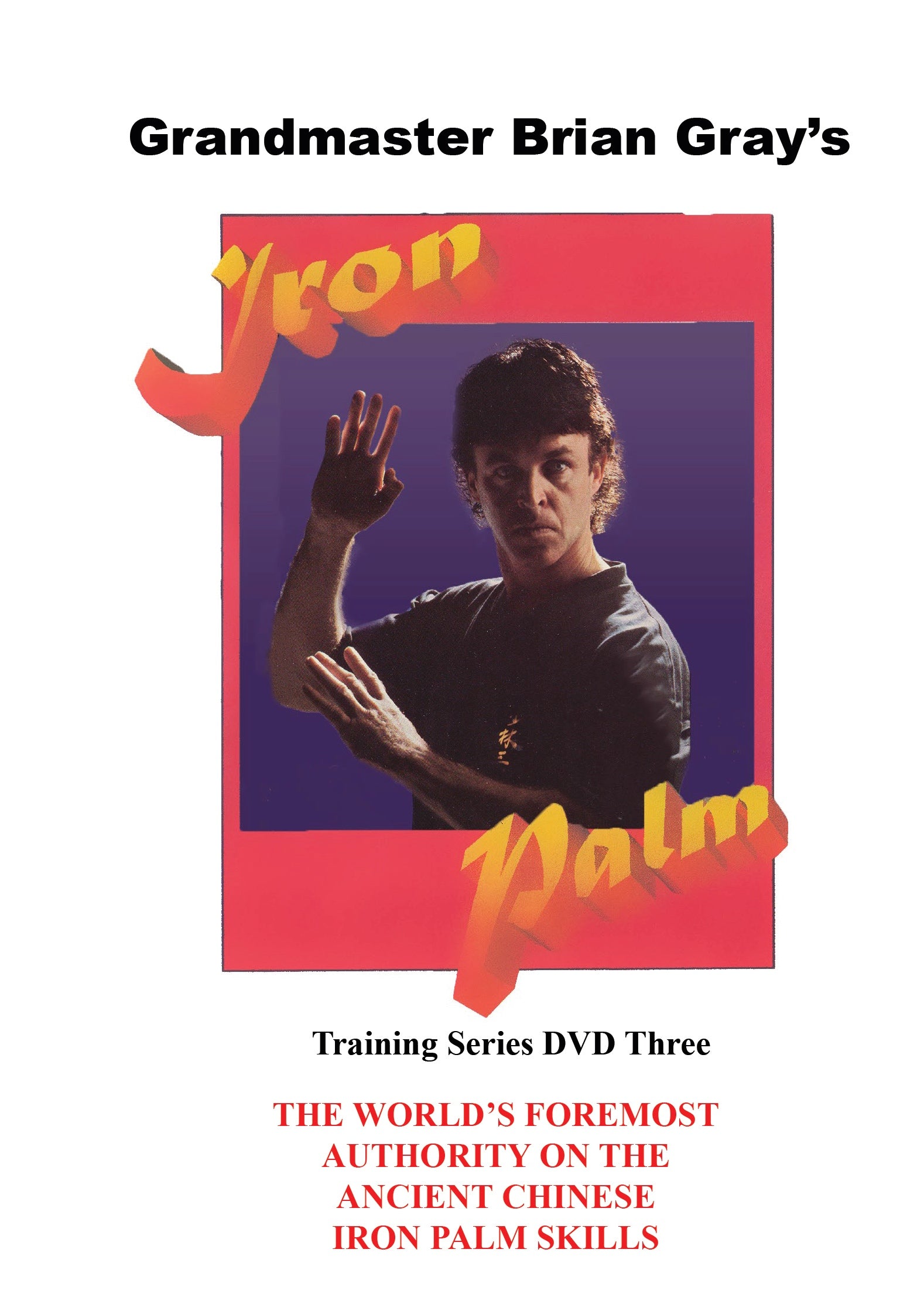3 DVD Set Kung Fu Iron Palm Training a Complete Course by GM Brian Gray